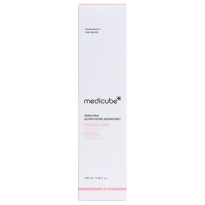Сыворотка-Мист с Полинуклеотидами и Глутатионом для Сияния Кожи Medicube PDRN Pink Glutathione Serum Mist