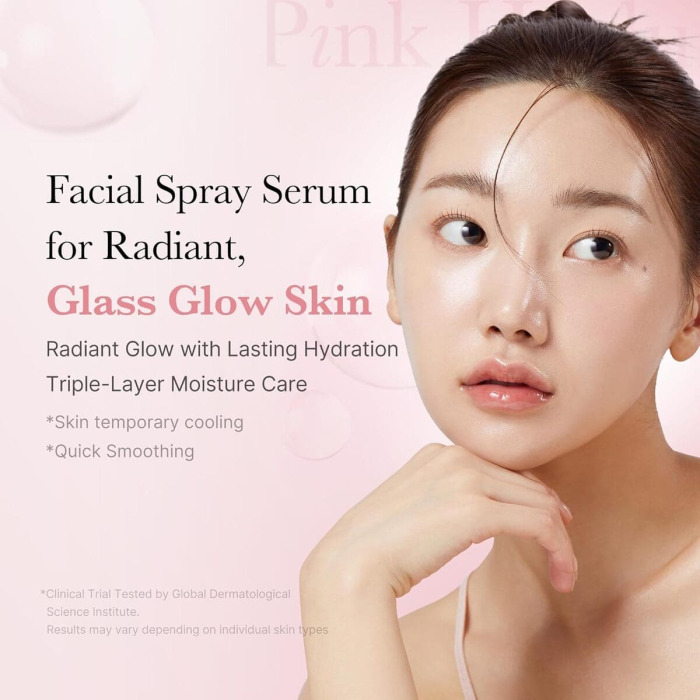 Сыворотка-Мист с Полинуклеотидами и Глутатионом для Сияния Кожи Medicube PDRN Pink Glutathione Serum Mist
