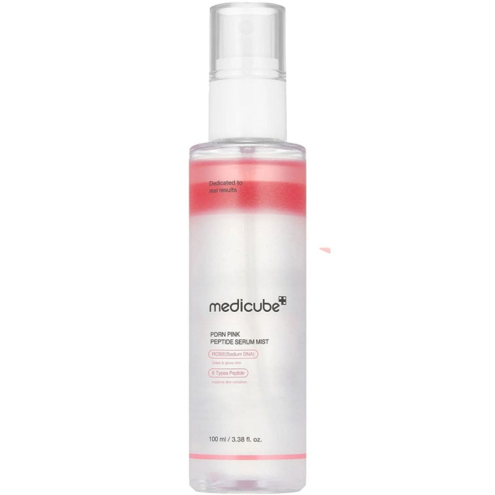 Сыворотка-Мист с Полинуклеотидами и Глутатионом для Сияния Кожи Medicube PDRN Pink Glutathione Serum Mist