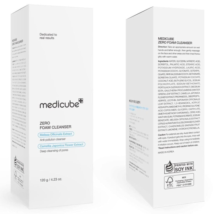 Пенка с Экстрактом Мелиссы для Глубокого Очищения Пор Medicube Zero Foam Cleanser