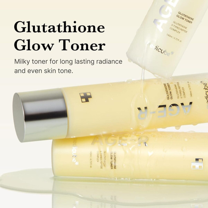 Тонер-Молочко с Глутатионом для Осветления и Сияния Кожи Medicube AGE-R Glutathione Glow Toner