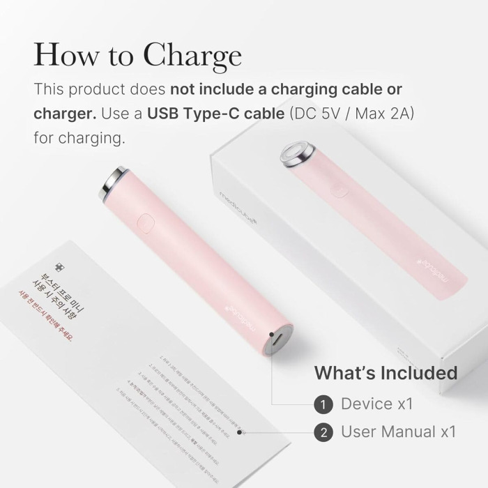 Мини-Устройство для Домашнего Ухода за Кожей Розовое Medicube AGE-R Booster Pro Mini Pink