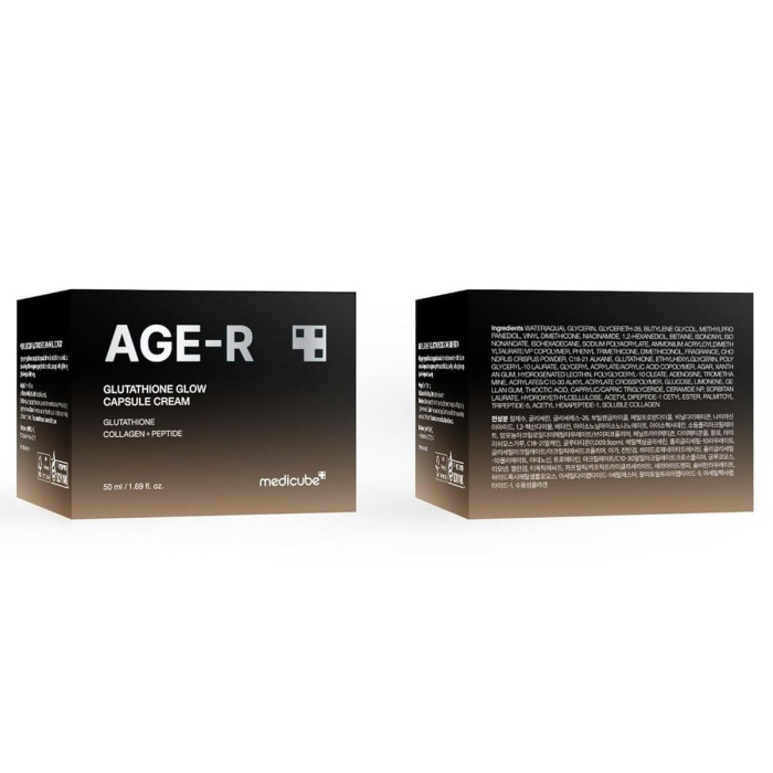 Увлажняющий Крем-Гель с Капсулами Глутатиона Medicube AGE-R Glutathione Glow Capsule Cream