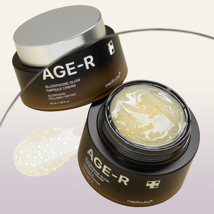 Увлажняющий Крем-Гель с Капсулами Глутатиона Medicube AGE-R Glutathione Glow Capsule Cream