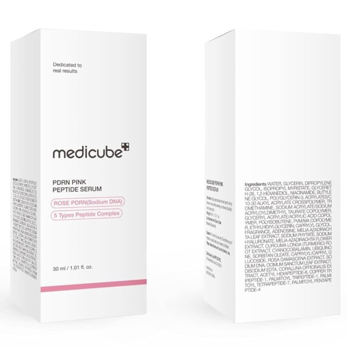 Восстанавливающая Сыворотка с Молекулами ДНК и Розовыми Пептидами Medicube PDRN Pink Peptide Serum