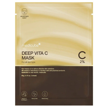 Маска с Витамином С для Глубокого Восстановления и Осветления Кожи Medicube Deep Vita C Mask
