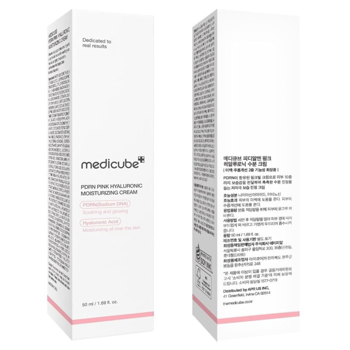 Увлажняющий Крем с Полинуклеотидами и Гиалуроновой Кислотой Medicube PDRN Pink Hyaluronic Moisturizing Cream