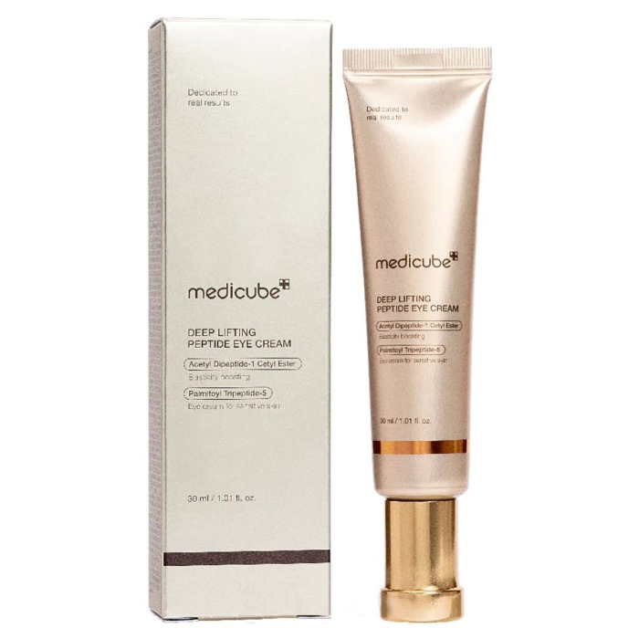 Подтягивающий Крем для Контура Глаз с Пептидным Комплексом Medicube Deep Lifting Peptide Eye Cream