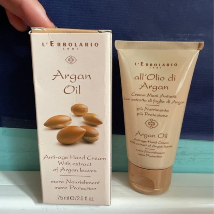 Крем для Рук Омолаживающий на Основе Масла Аргании L'Erbolario Lodi Argan Oil Anti-Age Hand Cream