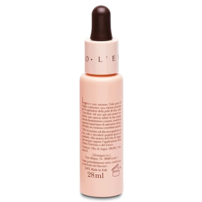 Масло для Лица, Шеи и Зоны Декольте на Основе Масла Аргании L'Erbolario Lodi Argan Oil for Face, Neck and Decollete