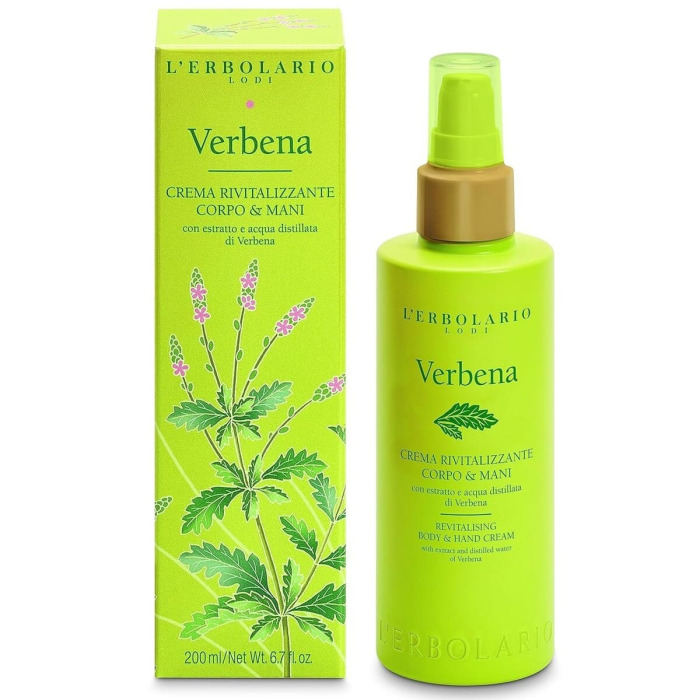 Крем для Рук и Тела Ароматизированный «Вербена» L'Erbolario Lodi Revitalising Body @ Hand Cream