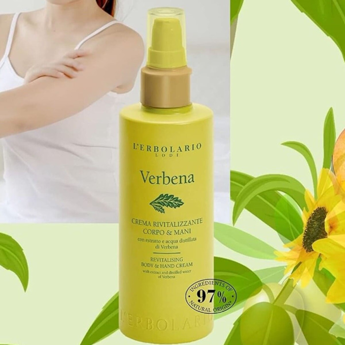 Крем для Рук и Тела Ароматизированный «Вербена» L'Erbolario Lodi Revitalising Body @ Hand Cream