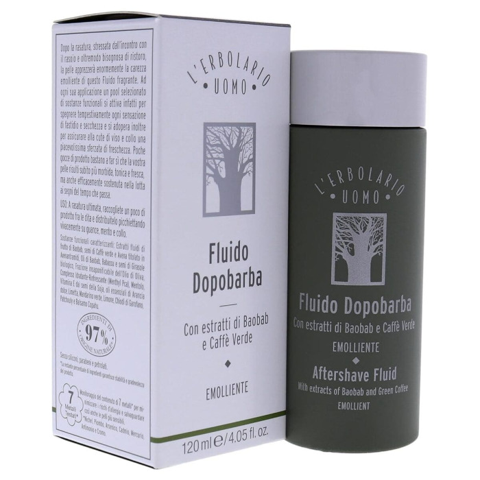 Жидкость После Бритья «Баобаб» L'Erbolario Uomo Aftershave Fluid