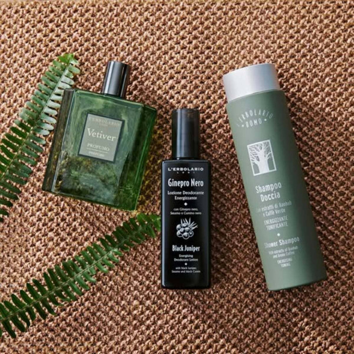 Шампунь-Гель для Душа «Баобаб» L'Erbolario Uomo Shower Shampoo with Extracts of Baobab and Green Coffee