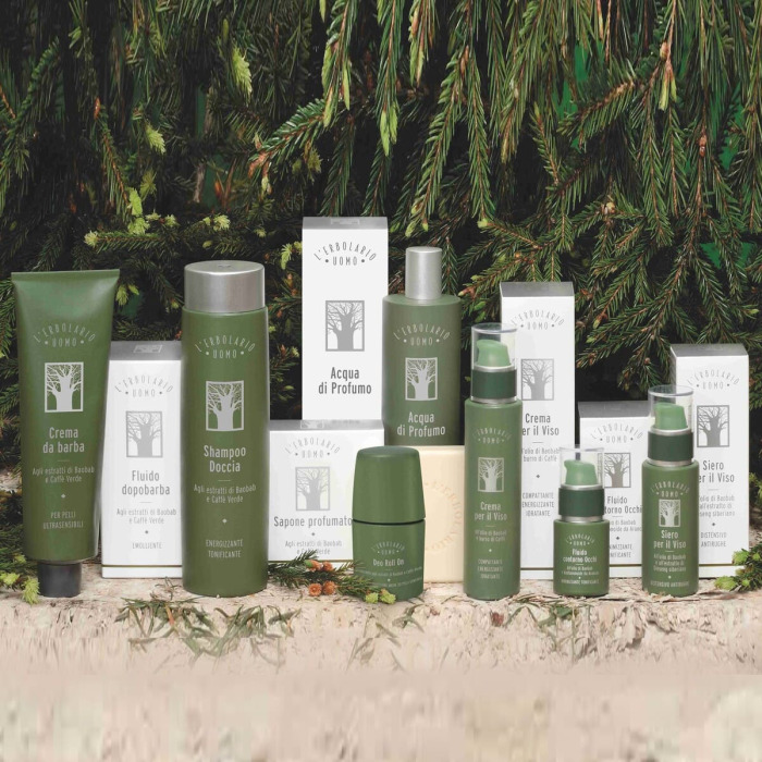 Шампунь-Гель для Душа «Баобаб» L'Erbolario Uomo Shower Shampoo with Extracts of Baobab and Green Coffee