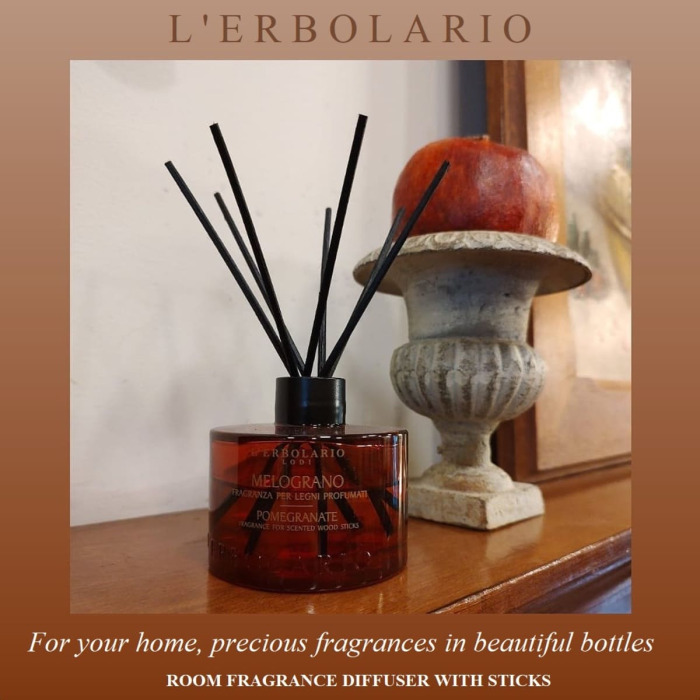 Диффузор «Гранат» L'Erbolario Lodi Pomegranate Fragrance for Scented Wood Sticks
