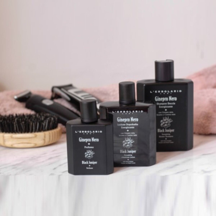 Шампунь-Гель для Душа «Черный Можжевельник» L'Erbolario Lodi Black Juniper Energising Shower Shampoo