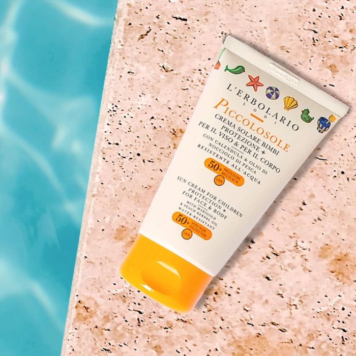 Детский Солнцезащитный Крем для Лица и Тела «Солнышко» L'Erbolario Lodi Piccolosole Sun Cream for Children SPF50+