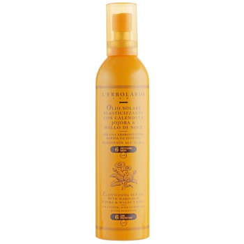 Масло для Загара на Основе Календулы и Жожоба L'Erbolario Lodi Elasticising Sun Oil with Marigolg Jojoba & Walnut Hull SPF6 Масло для Загара на Основе Календулы и Жожоба L'Erbolario Lodi Elasticising Sun Oil with Marigolg Jojoba & Walnut Hull SPF6