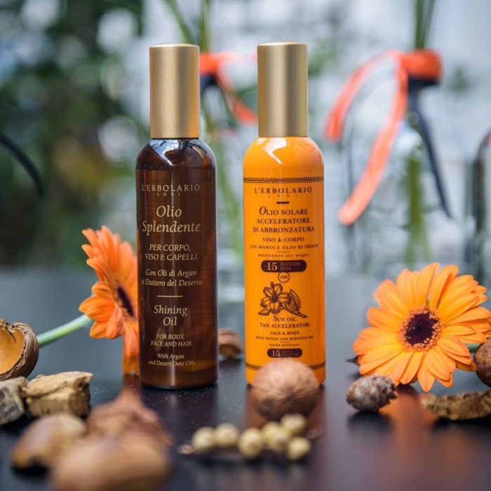 Масло для Загара Лица и Тела L'Erbolario Lodi Sun Oil Tan Accelerator SPF15