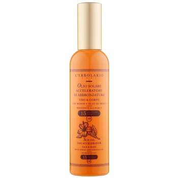 Масло для Загара Лица и Тела L'Erbolario Lodi Sun Oil Tan Accelerator SPF15 Масло для Загара Лица и Тела L'Erbolario Lodi Sun Oil Tan Accelerator SPF15