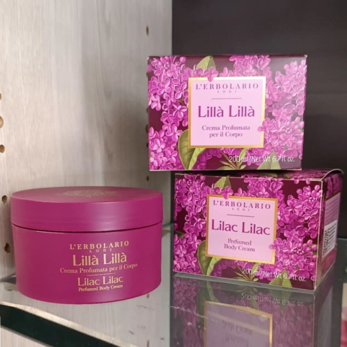 Парфюмированный Крем для Тела «Сирень» L'Erbolario Lodi Lilac Lilac Parfumed Body Cream