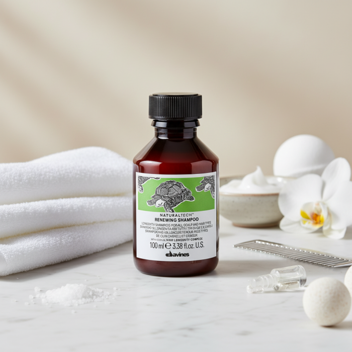 Обновляющий Шампунь Против Старения Кожи Головы и Волос Davines Natural Tech Renewing Shampoo