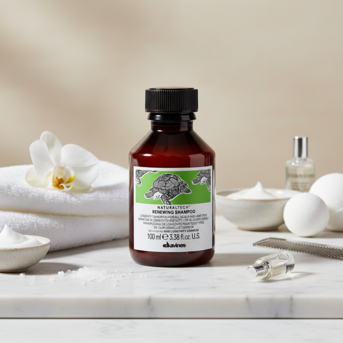 Обновляющий Шампунь Против Старения Кожи Головы и Волос Davines Natural Tech Renewing Shampoo