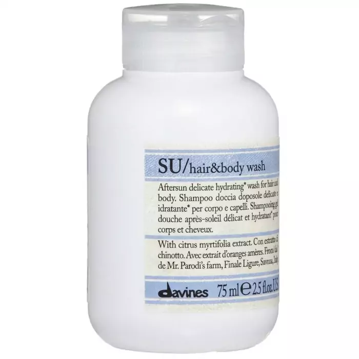Восстанавливающий Шампунь для Тела и Волос После Солнца Davines Su Hair And Body Wash