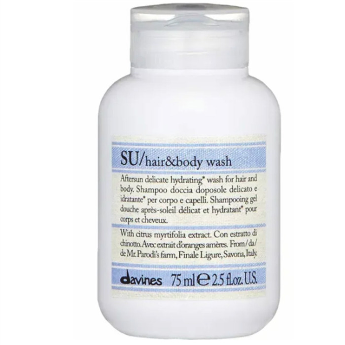 Восстанавливающий Шампунь для Тела и Волос После Солнца Davines Su Hair And Body Wash