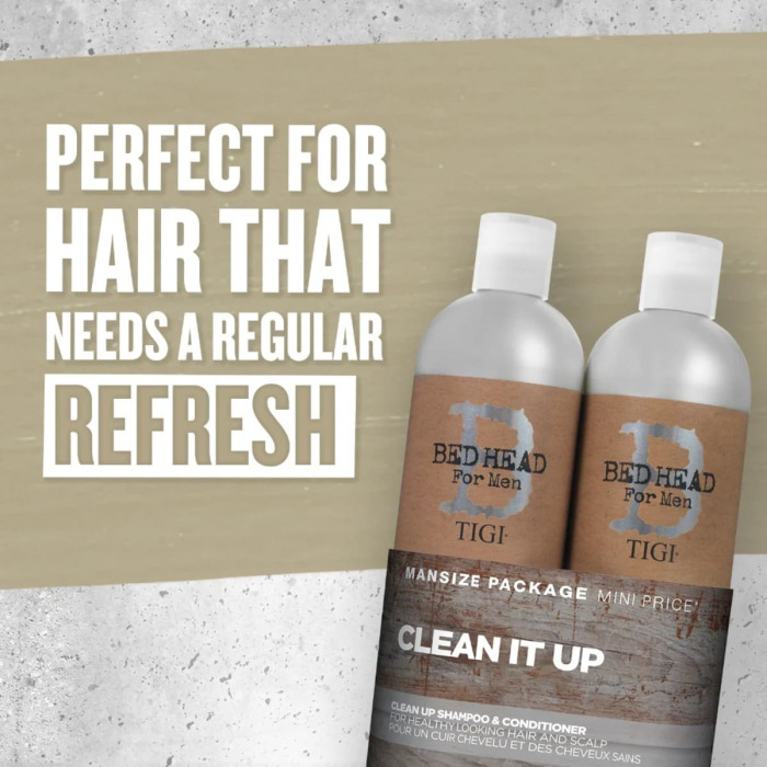 Мятный Кондиционер для Волос TIGI B Bed Head for Men Clean Up Peppermint Conditioner