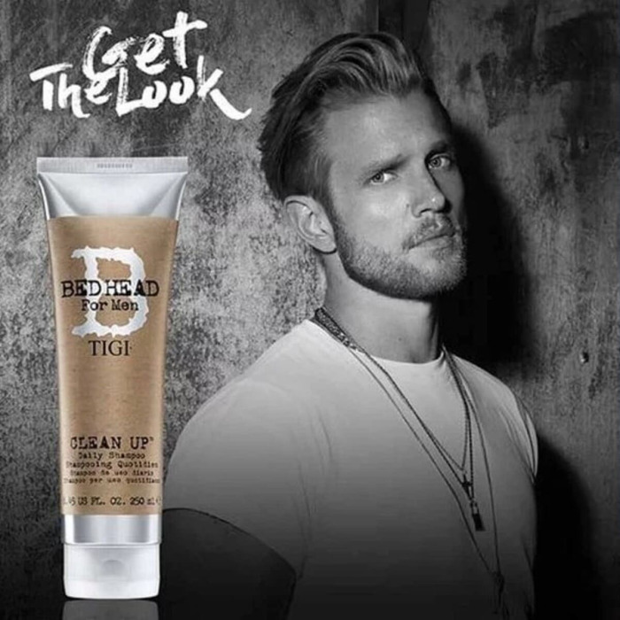 Ежедневный Шампунь для Мужчин TIGI B Bed Head for Men Clean Up Daily Shampoo