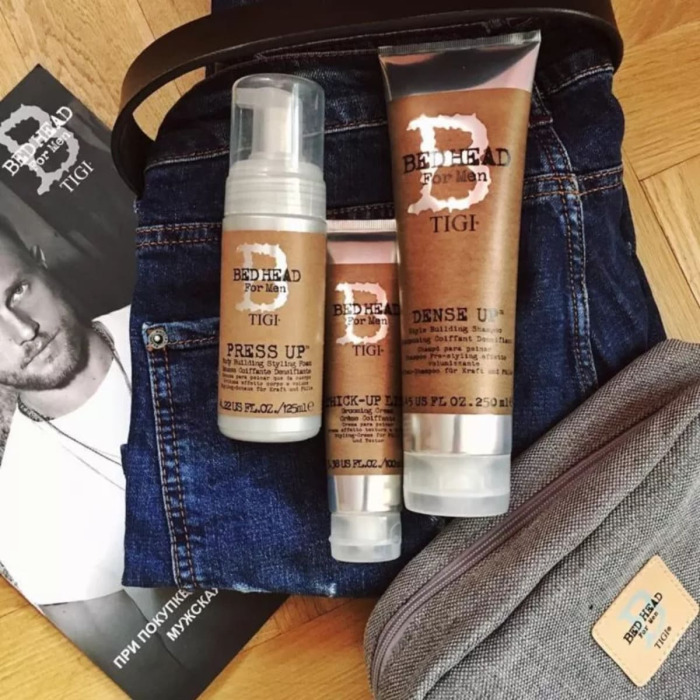 Шампунь для Объема Волос TIGI B Bed Head for Men Dense Up Style Building Shampoo