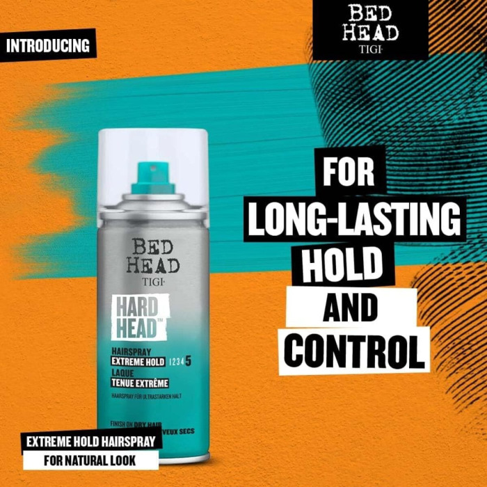 Лак для Волос Сильной Фиксации TIGI Bed Head Hard Head Hairspray Extreme Hold Level 5
