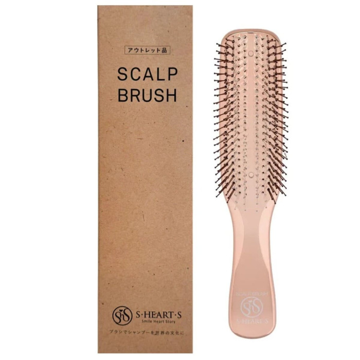 Массажная Щетка для Волос S-Heart-S Scalp Brush World Model Long