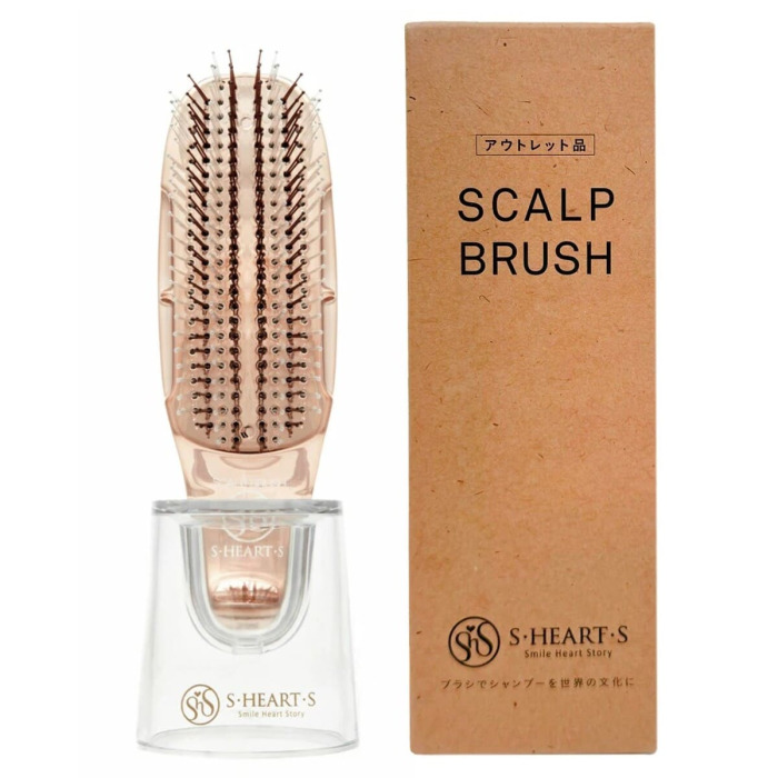 Массажная Щетка для Волос с Укороченной Ручкой S-Heart-S Scalp Brush World Model Short