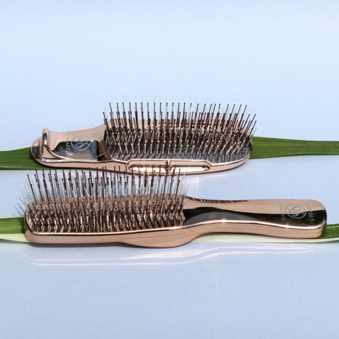 Массажная Щетка для Волос с Укороченной Ручкой S-Heart-S Scalp Brush World Model Short