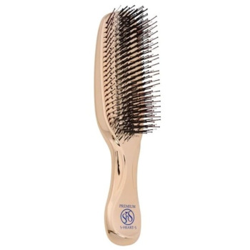 Массажная Щетка для Волос S-Heart-S Scalp Brush World Premium Long Champagne Gold