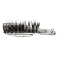 Массажная Щетка для Волос с Укороченной Ручкой S-Heart-S Scalp Brush Professional Plus Short Silver