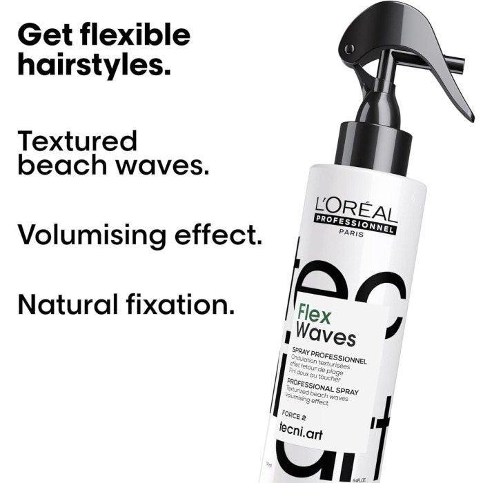 Текстурирующий Солевой Спрей для Создания Эффекта Волос после Пляжа L'oreal Professionnel Tecni.Art Flex Waves Force 2