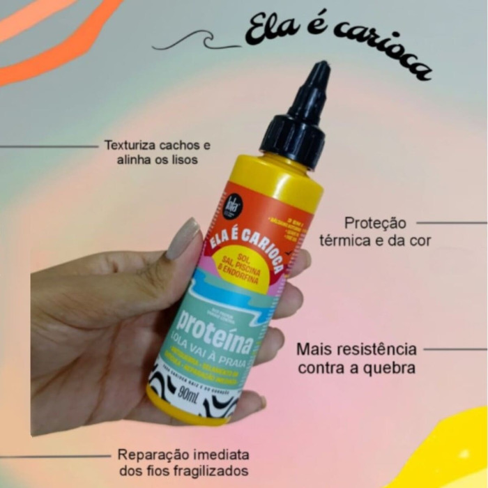 Протеиновый Крем для Восстановления и Защиты Волос Lola from Rio Ela É Carioca Proteina