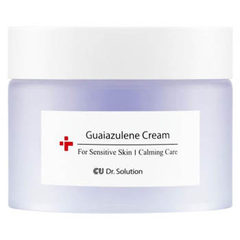 Интенсивный Успокаивающий Крем с Гвайазуленом, Троксерутином и Менадіоном CU SKIN Dr. Solution Guaiazulene Cream