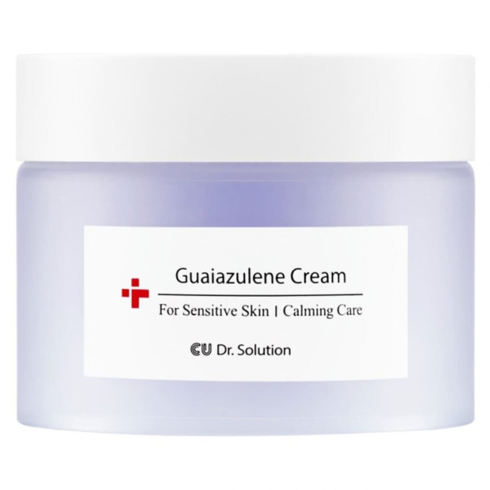 Интенсивный Успокаивающий Крем с Гвайазуленом, Троксерутином и Менадіоном CU SKIN Dr. Solution Guaiazulene Cream