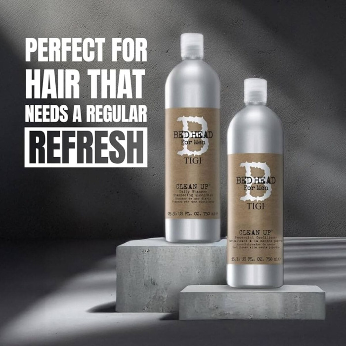 Ежедневный Шампунь для Мужчин TIGI B Bed Head for Men Clean Up Daily Shampoo