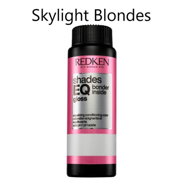 Краска для Волос с Бондером Тон-в-Тон без Аммиака с Эффектом Кондиционера (Прозрачные Блонды) Redken Shades EQ Gloss Bonder Inside All in One Bonder + Hair Toner (Skylight Blondes), 60 мл