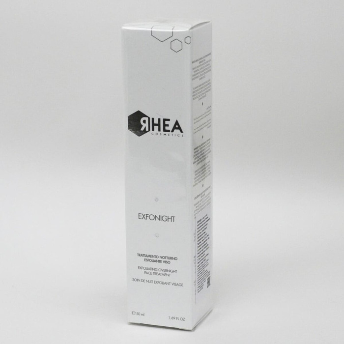 Ночной Обновляющий Уход для Лица Rhea Cosmetics ExfoNight Exfoliating Overnight Face Treatment