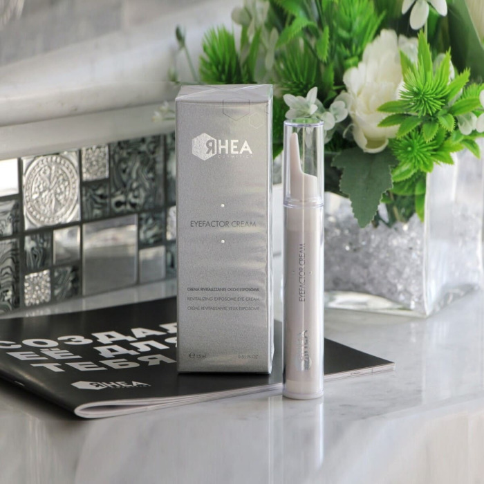 Восстанавливающий Антивозрастной Крем для Кожи Вокруг Глаз Rhea Cosmetics EyeFactor Revitalizing Exposome Eye Cream