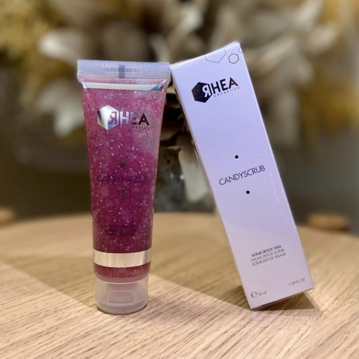 Детоксирующий Скраб для Лица Rhea Cosmetics CandyScrub Facial Detox Scrub