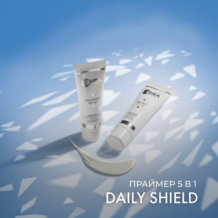 Мультизащитный Увлажняющий Крем для Лица Rhea Cosmetics DailyShield Multi-Protection Moisturizing Face Cream SPF 50