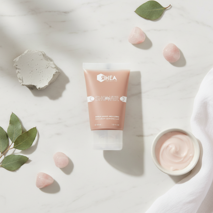 Очищающая Глина для Лица и Тела Rhea Cosmetics ShowerClay Face & Body Cleansing Clay